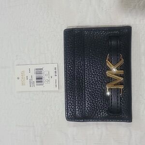 NEW MK leather card holder